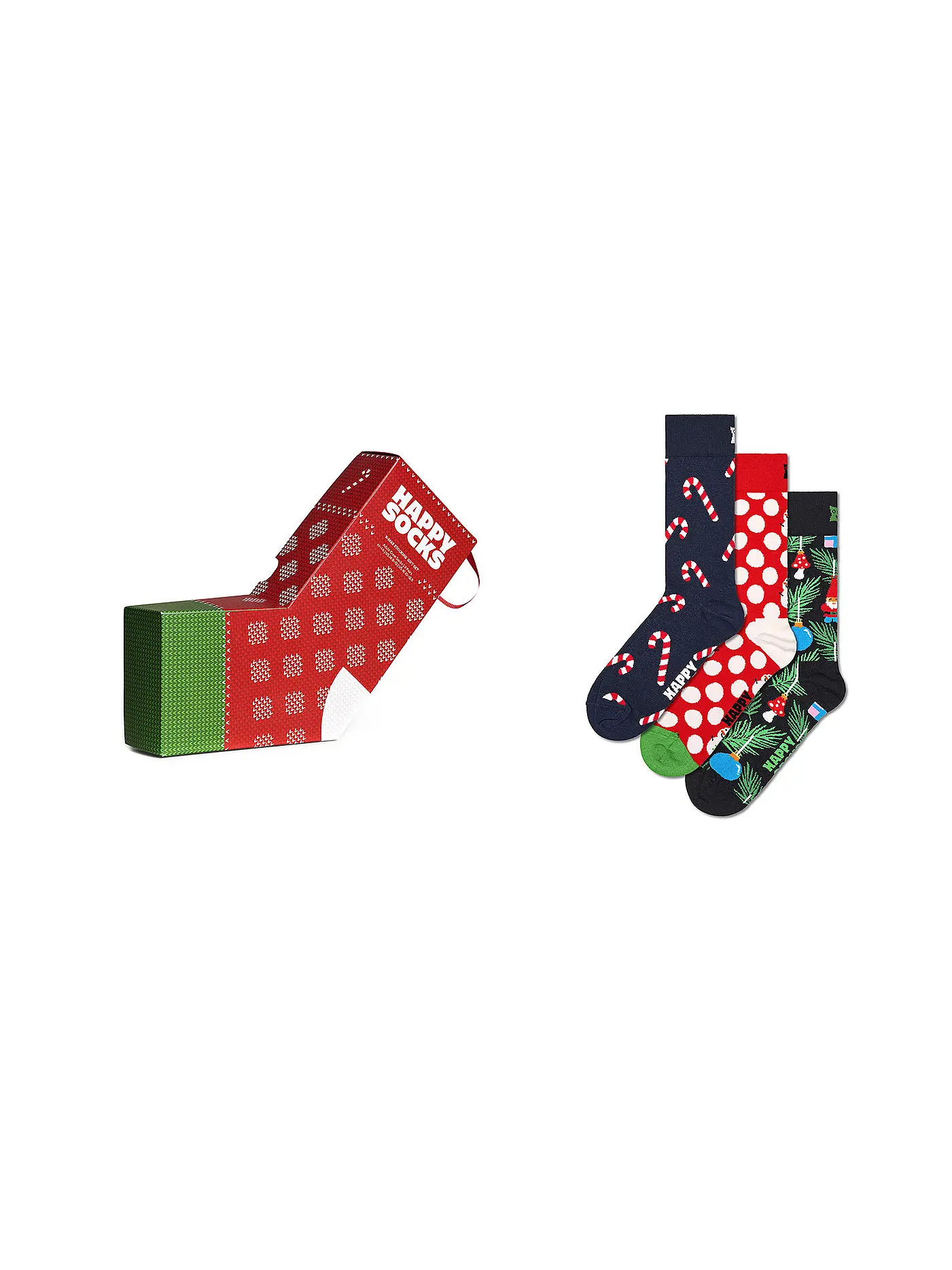HAPPY SOCKS | Damen Geschenkset X-MAS 3-er Pkg 36-40 navy | 